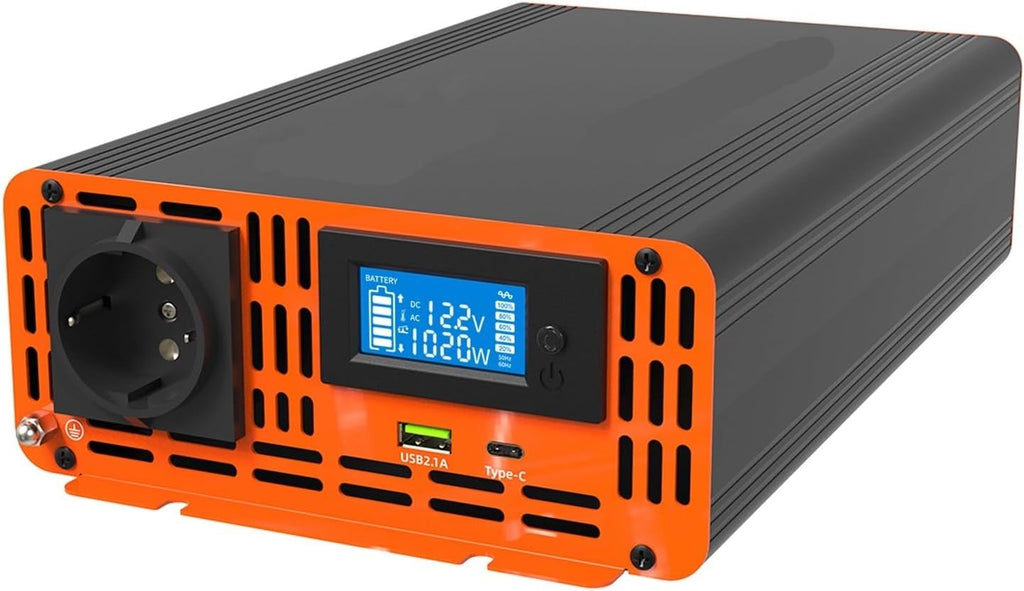 12V-72V1000W-5000W Inverter 110V200V Anti-Reverse Flow Solar Energy(PSW-12V-1000W us)