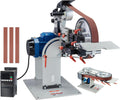 VEVOR Belt Grinder Sander, 72 x 2-Inch Variable Speed Belt Polisher with VFD, 1500W Knife Sharpener with 3 Grinding Moulds & 3PCS Sanding Belts for Metalworking, Compatible with 72'- 82 * 2' Belts