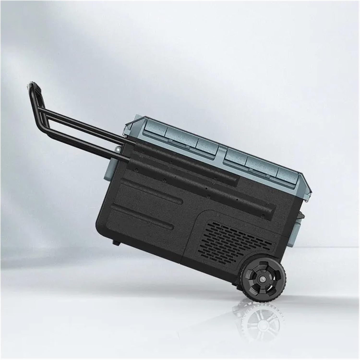 Refrigerator With 1 USB Charging Port (extra Battery With Two USB Ports) 38/50/60L Portable Car Refrigerator Wheel Pull Rod