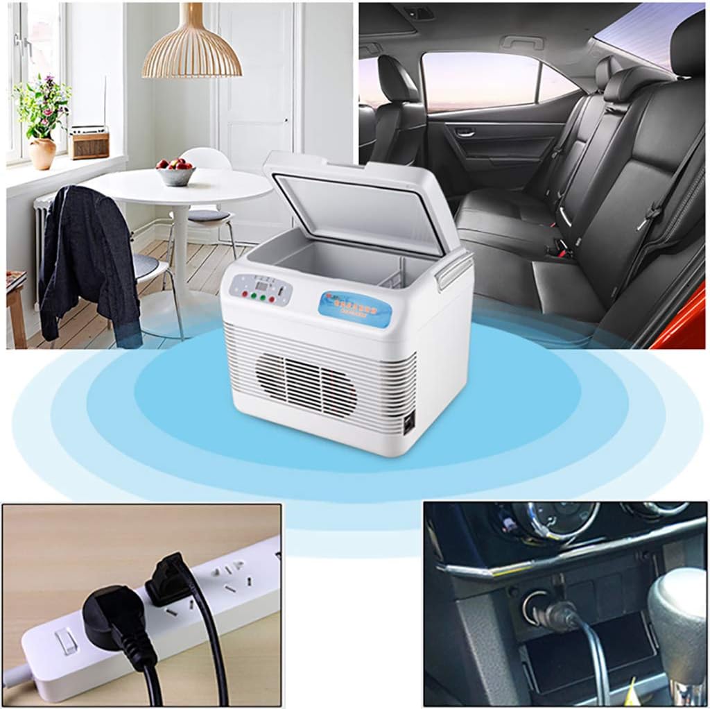 15L Portable Mini Refrigerator, Cooler Freezer & Insulin Vaccine Warmer for Car, Home, Travel, Camping - Energy Class A