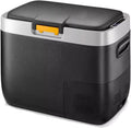 Car Refrigerator Cooler Electric Small Freezer Chest 15/20/30L Zone Design Keypad Display and Light -20°C to 20°C for Camping and Road Trips 12V/24V/220V(56 * 35.3 * 44.6cm)