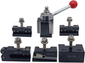 6PCS Wedge Type AXA Quick Change Tool Post With Tool Holders For Lathe Swing Dia 6-12',250-111 (AXA-6PCS)