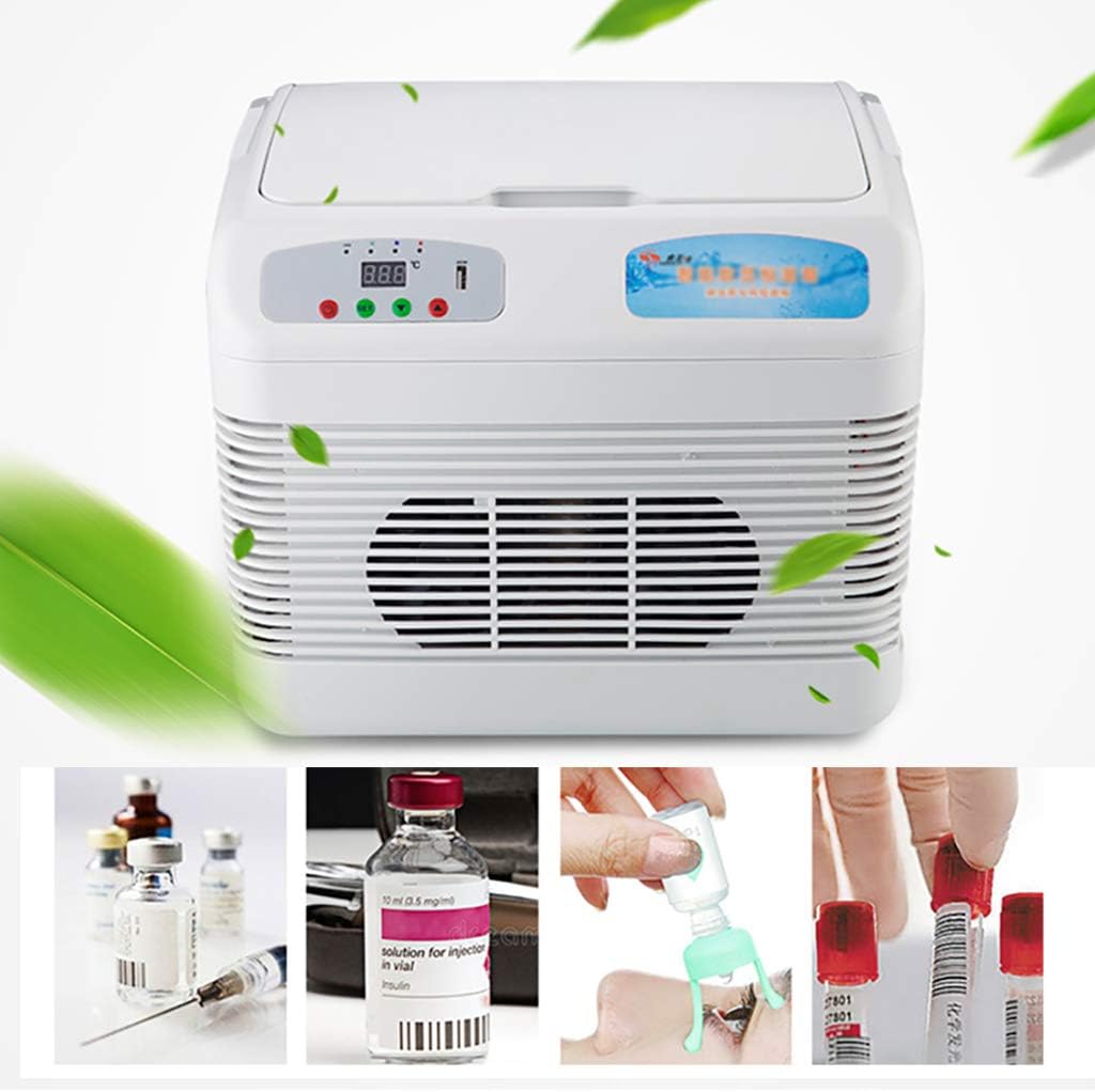 15L Portable Mini Refrigerator, Cooler Freezer & Insulin Vaccine Warmer for Car, Home, Travel, Camping - Energy Class A