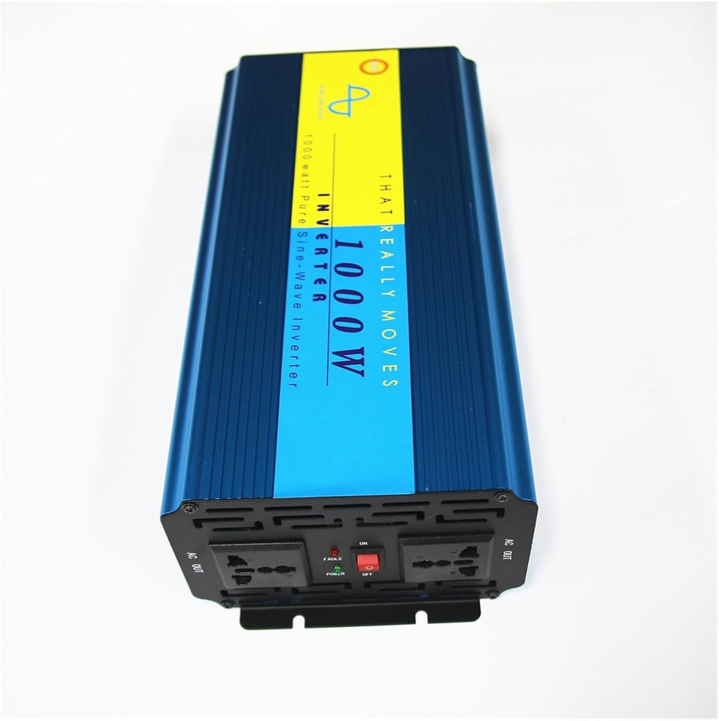 Solar System 1000W Pure sine Wave Inverter 12V to 220V DC to AC Power Supply(24V 110V)