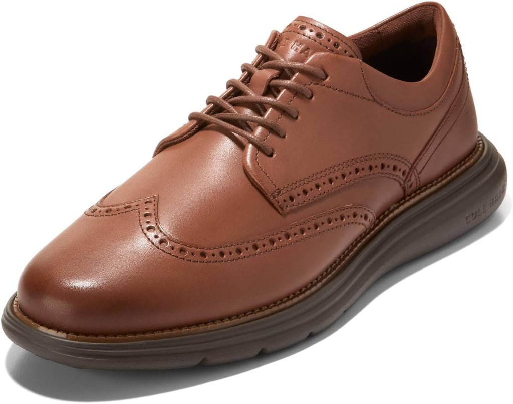 Cole Haan Mens Grand+ Ultra Wing Tip Oxfords