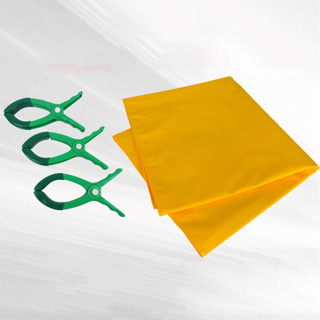 Industrial Insulation Blanket Large Electric Blanket with 3 Insulated Clamps, Outdoor Power Supply Safety Tool for Substations(10KV - 100x100cm(39.4x39.4in))