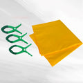 Industrial Insulation Blanket Large Electric Blanket with 3 Insulated Clamps, Outdoor Power Supply Safety Tool for Substations(10KV - 90x100cm(35.4x39.4in))