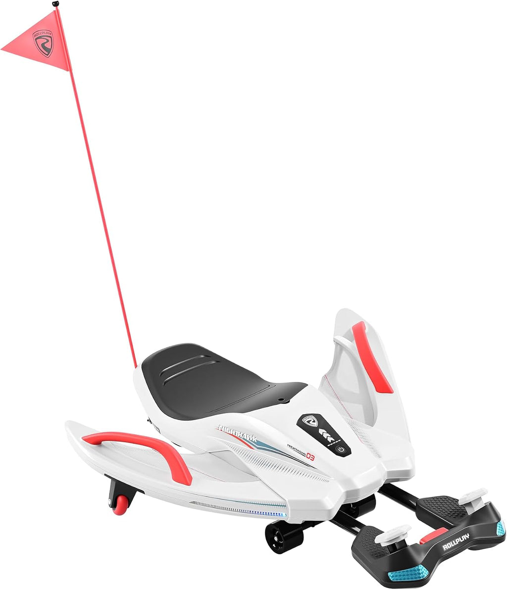 Rollplay Nighthawk Fly Kids Electric Ride-On Toy, 24V Hub Motor, 8 MPH, Ages 6+