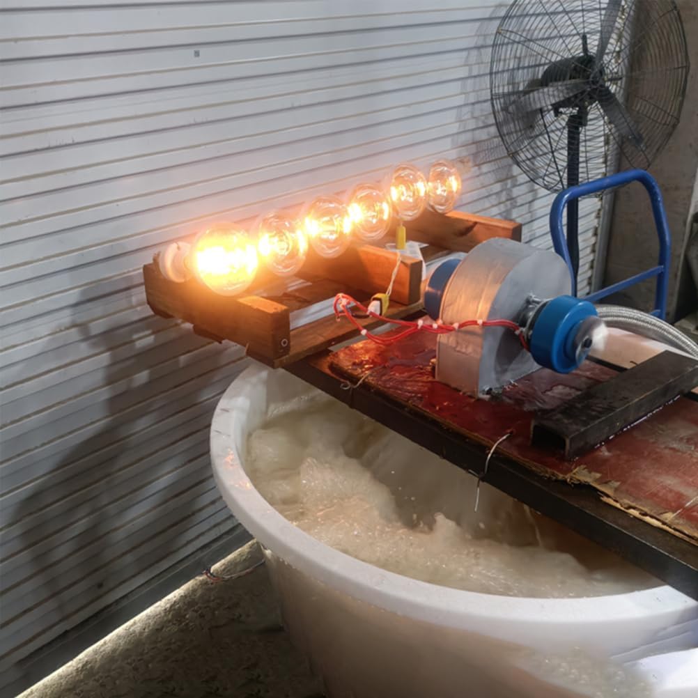 1000W 50Hz Portable Water Turbine Generator Home Use High Power Hydro Power Station 50 Mm Pipe Diameter for Family Camping, Outdoor Computer