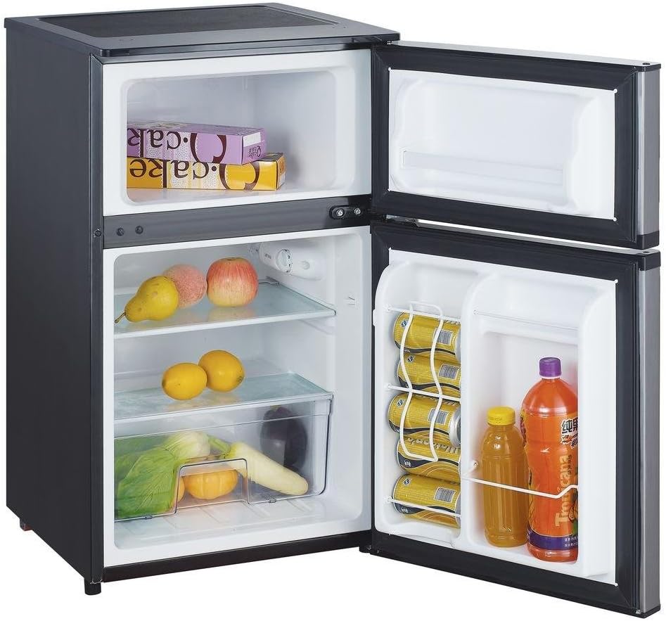 Magic Chef 3.1 cu. ft. Mini Refrigerator in Stainless Look (Stainless Steel)