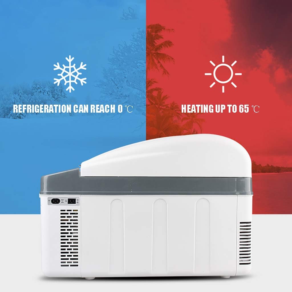 20L Mini Car Refrigerator Fridge Hot Cold Portable Electric Cool Box Lightweight Compact Warmer Freezer
