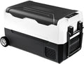 Portable Car Refrigerator 12V 35/45/55L Mini Fridge Freezer Cooler Ice Box Keep Cool，Compatible With Camping Fishing(CFA 35L)