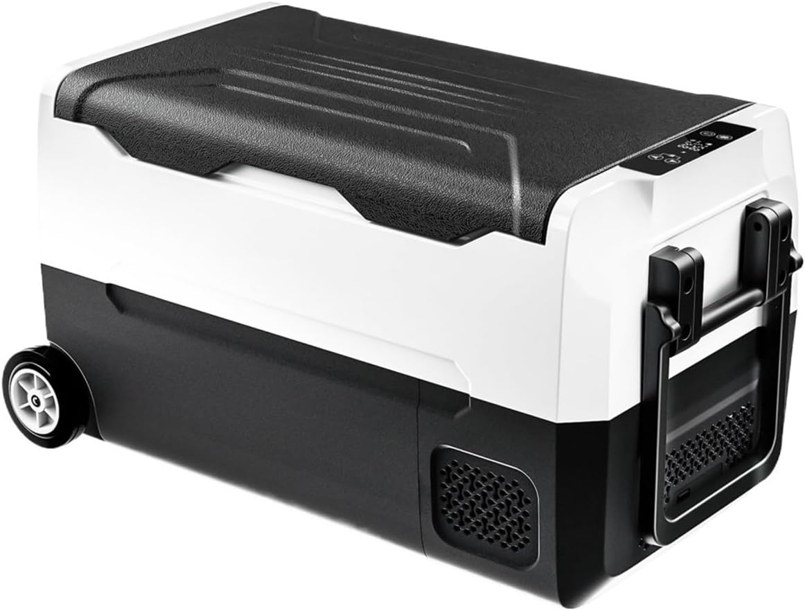 Portable Car Refrigerator 12V 35/45/55L Mini Fridge Freezer Cooler Ice Box Keep Cool，Compatible With Camping Fishing(CFA 35L)
