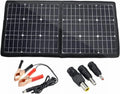 Portable Solar Panels 50/ 100W 18V Foldable Solar Panel,Portable Waterproof Monocrystalline Solar Panel Module for Car Van Boat Camping Travel Off Grid Applications(50W)