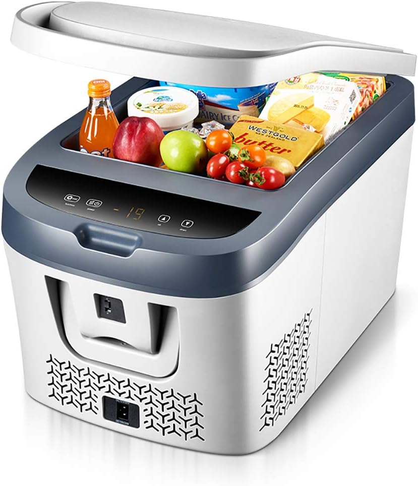 32L Mini Fridge Portable Compressor Refrigerator Freezer Cooler Mini Fridges Small Electric Cool Box for Outdoor Travel