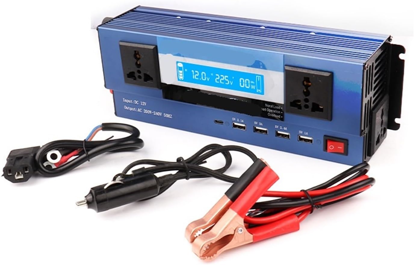 800W 1000W 2000W Solar Inverter Dual Voltage 12V 24V 48V 60(Dualvoltage1200W/12V24V)