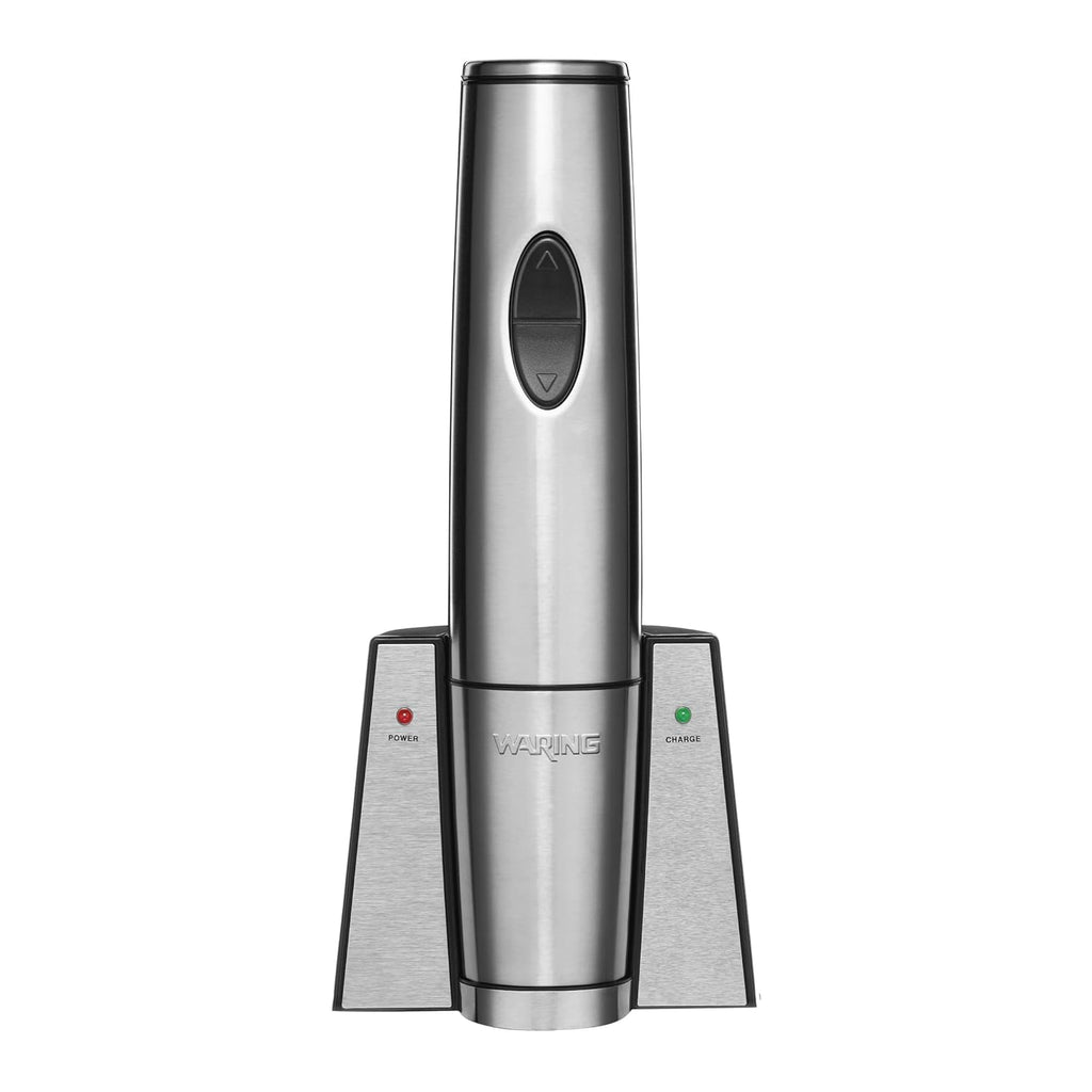 Waring Commercial Portable Electric Wine Bottle Opener, Rechargeable with Charging Base, 120 Cork Capacity, for Bars & Restaurants, WWO120
