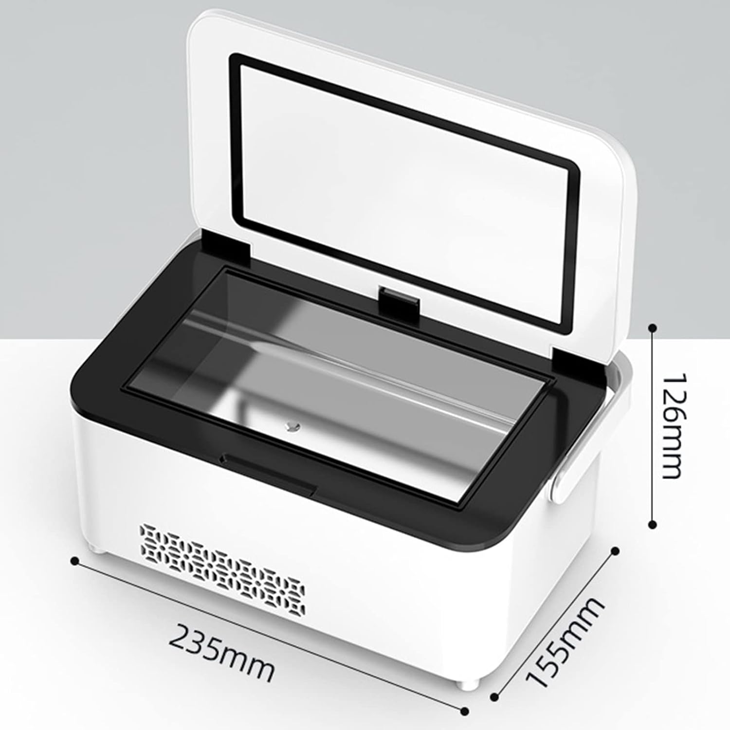 Portable Insulin Cool Box, High Capacity Medicine Mini Intelligent Electric Fridge Cooler Bag Thermostat Under with Charging Cable for Travel & Household,1cell