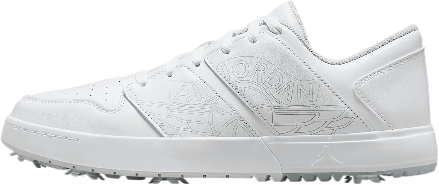 Nike Golf Air Jordan NU Retro 1 G Shoes - Black/Lucky Green/White 002