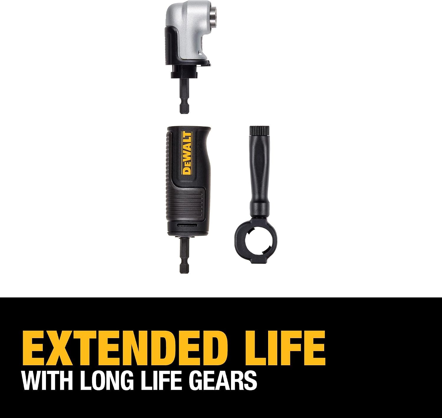 DEWALT FLEXTORQ Right Angle Drill Adapter, 2-in-1 Attachment for Impact Driver (DWAMRAFT) (Pack of 5)