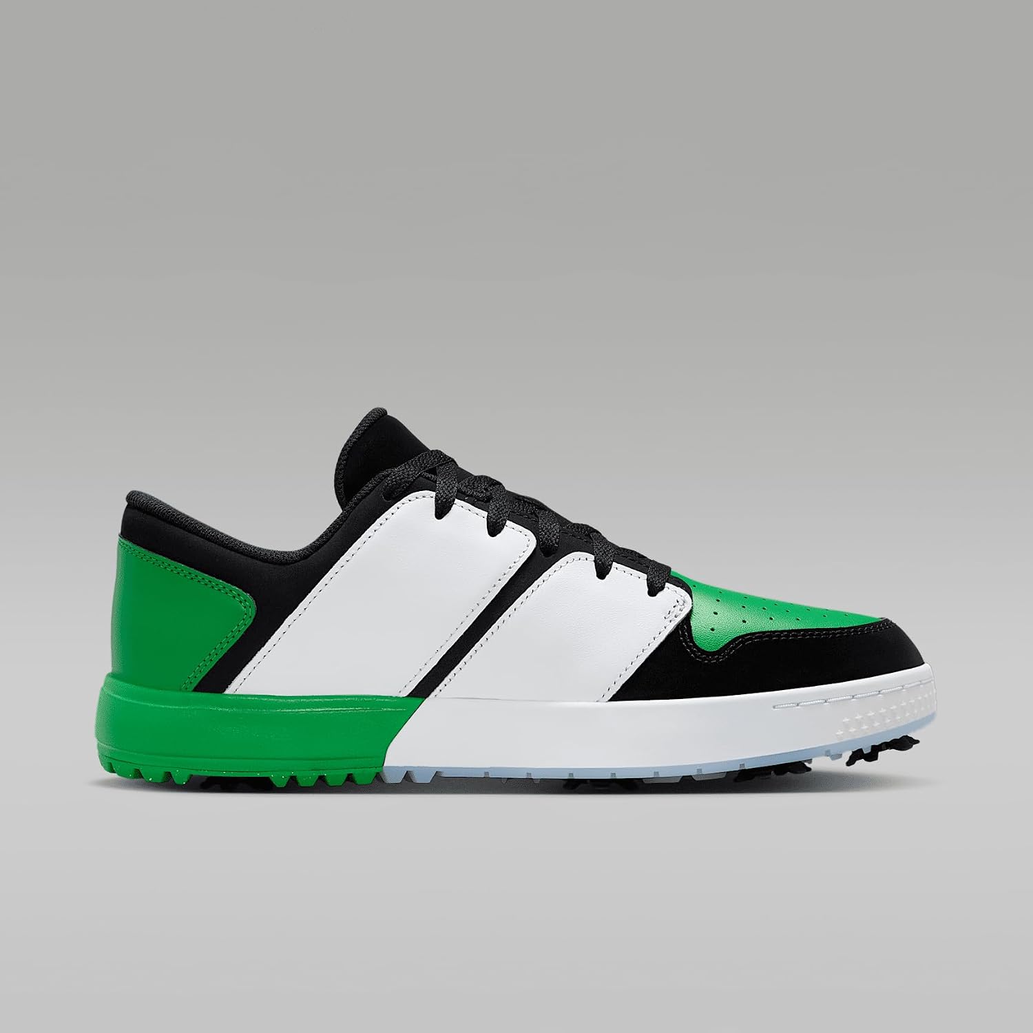 Nike Golf Air Jordan NU Retro 1 G Shoes - Black/Lucky Green/White 002