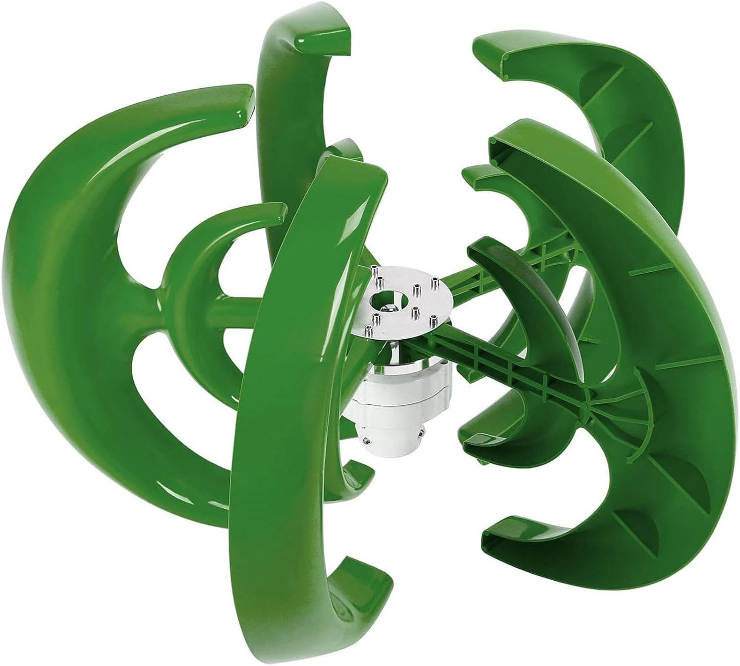 1000W Wind Turbine Generator Kit 12V 24V No Cost Energy Windmill Vertical Axis Wind Turbine Generator Home Three Phase Generator Maglev Breeze Start,24V-Green