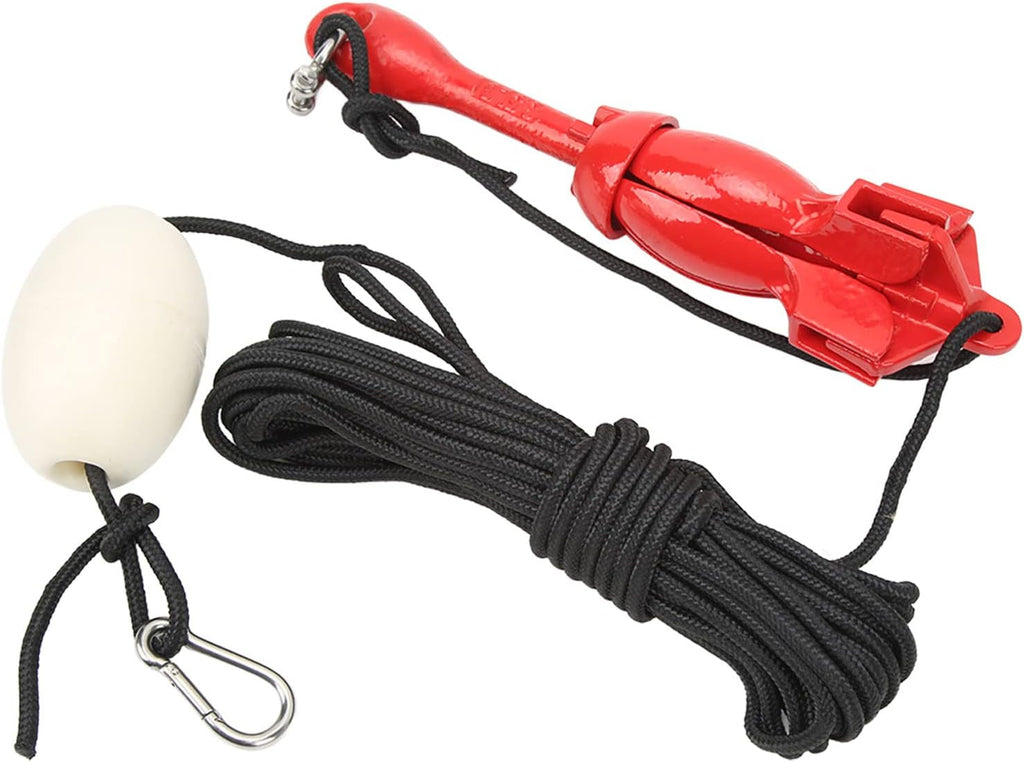 Kayak Anchor, Small Boat Anchor Kit Marine, Lightweight Compact Folding Grapnel Anchor with 39.4ft Tow Rope Carrying Bag for Fishing Kayak Paddle Board Canoe Jet Ski
