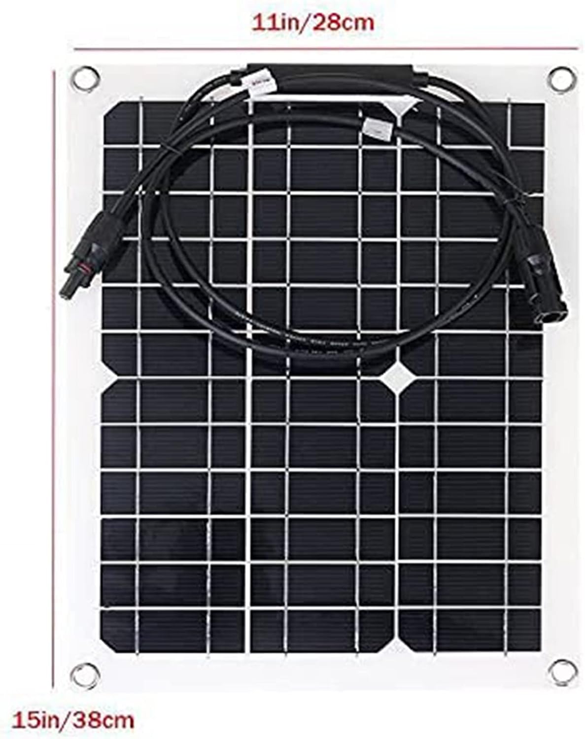 200W Portable Solar Panel Kit,2 * 100W Semi-Flexible Bendable Mono Off-Grid Solar Power Kit Charger Include Controller with USB Output Ports for RV Boat Cabin Van Car,20Acontroller