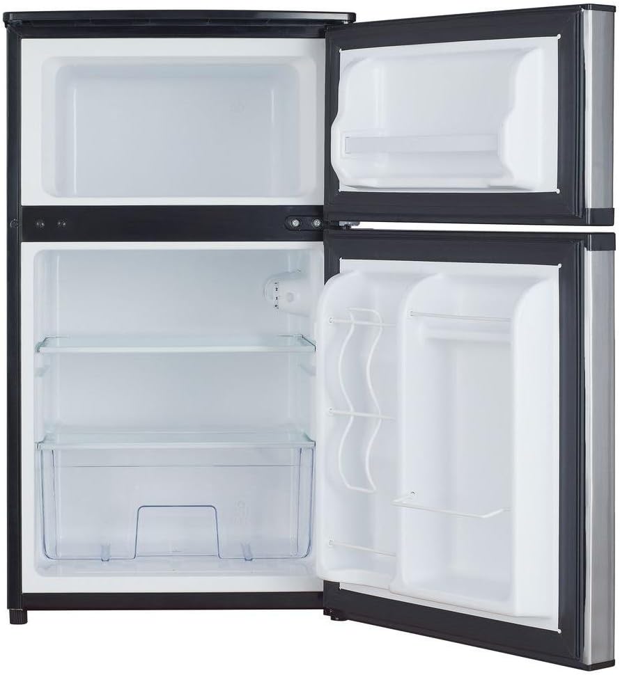 Magic Chef 3.1 cu. ft. Mini Refrigerator in Stainless Look (Stainless Steel)