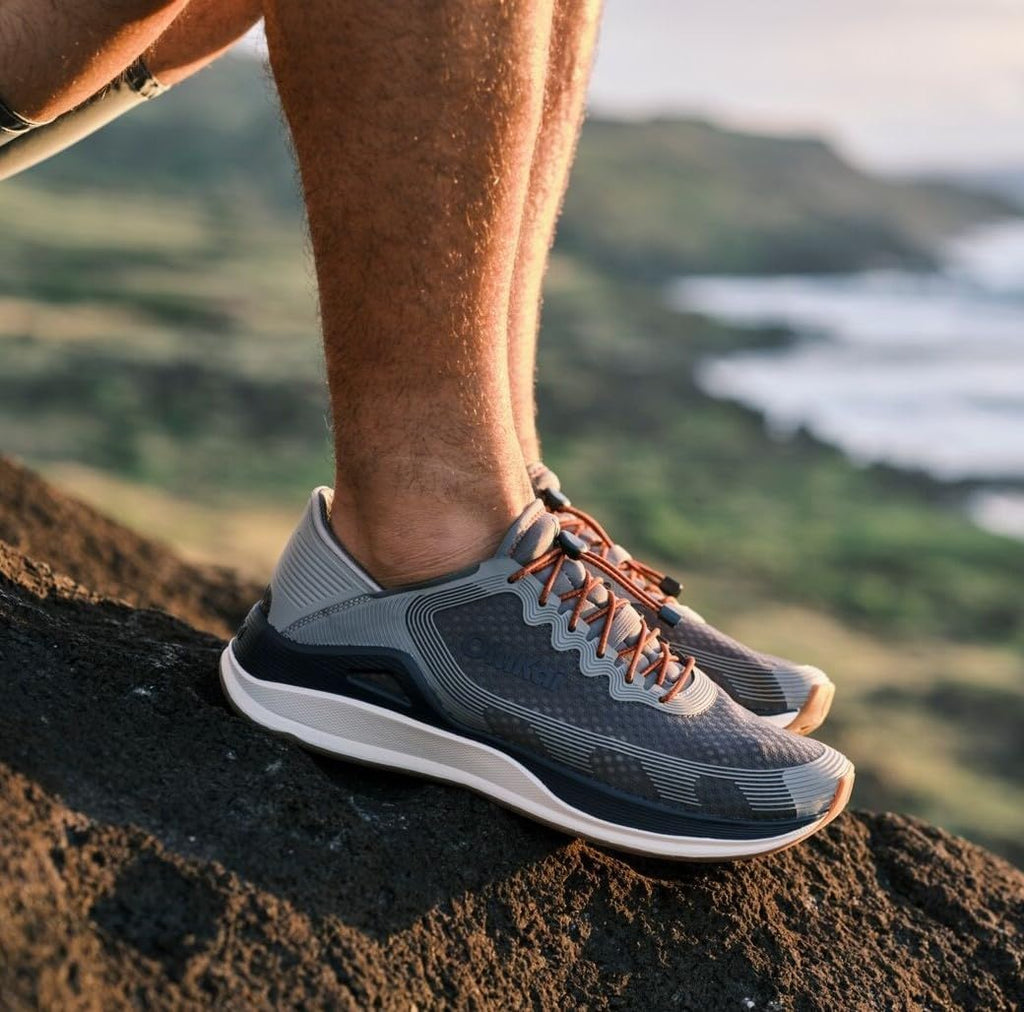OluKai 'Ahi Men's Water Shoes, Cushioned & Quick-Drying Marine Sneaker, Breathable Mesh & Wet Grip Rubber Outsole for Boats, Docks & Wet Surfaces