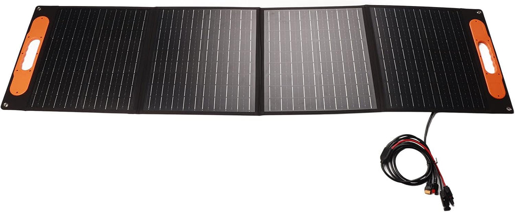 100W 18V 5.5A Portable Solar Panel,Foldable Solar Panel Charger,High Efficiency Waterproof Dustproof Solar Panel with XT60 Adapter for ZC600 ZC1000 ZC2000