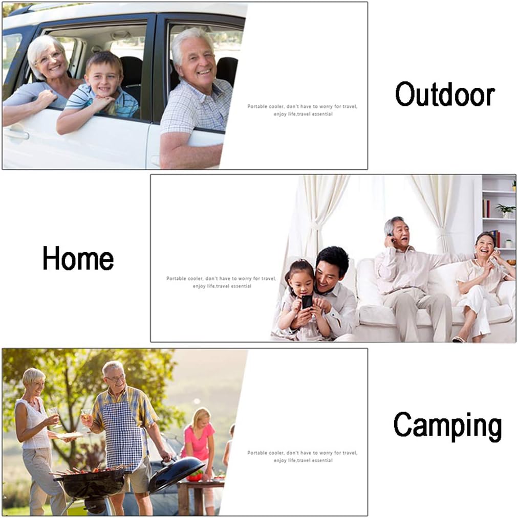 15L Portable Mini Refrigerator, Cooler Freezer & Insulin Vaccine Warmer for Car, Home, Travel, Camping - Energy Class A