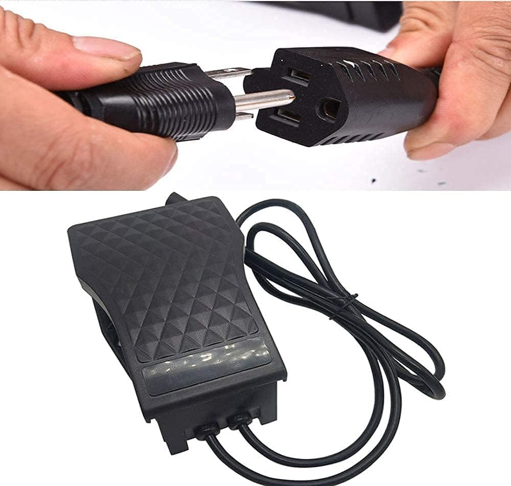 380W Rotary Tool Flex Shaft Hanging Grinder Machine Carver Electric Multi-function Metalworking Tools Repair Kit, Foot Pedal Control, Metal Flexible Shaft, 23000 RPM