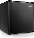 EUHOMY 1.1 Cubic Feet Mini Freezer, Countertop, Single Door Compact Upright Freezer with Reversible Door, Removable Shelves, Small freezer for Home/Dorms/Apartment/Office, New Black