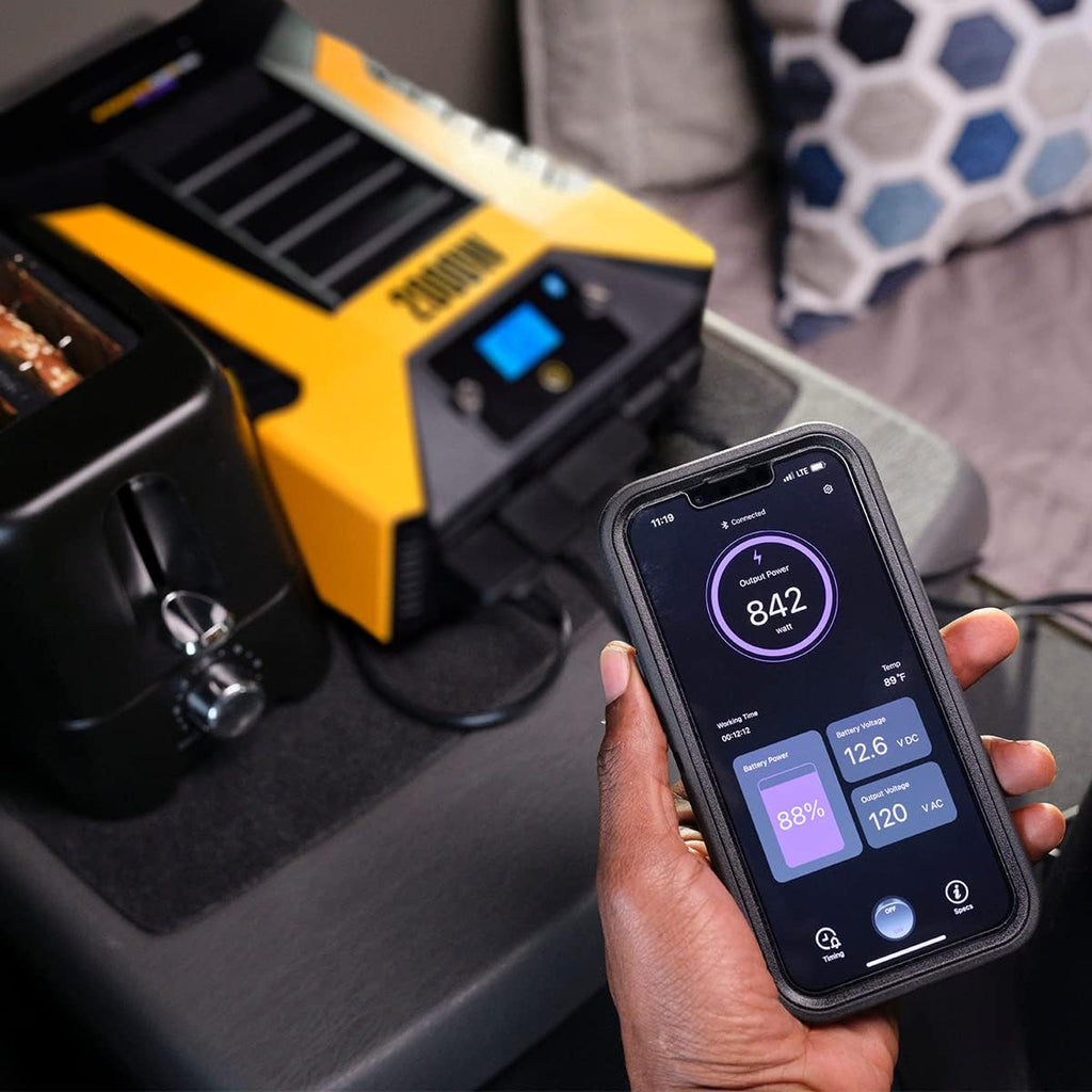 PowerDrive 2000 Watt Power Inverter, PWD2000P with Bluetooth Wireless Tech and Remote Control