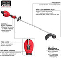 Milwaukee Electric - M18 Fuel 17RDQUO Dual Battery String Trimmer