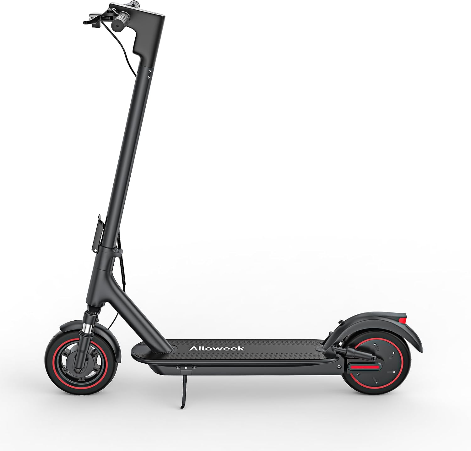 Alloweek Electric Scooter for Adults – 350W/500W Motor, 19 MPH/22Mph Top Speed, 21-52 Miles Range, 8.5'/10 inch Tires, Folding E-Scooter with Dual Suspension and Braking System, App Control