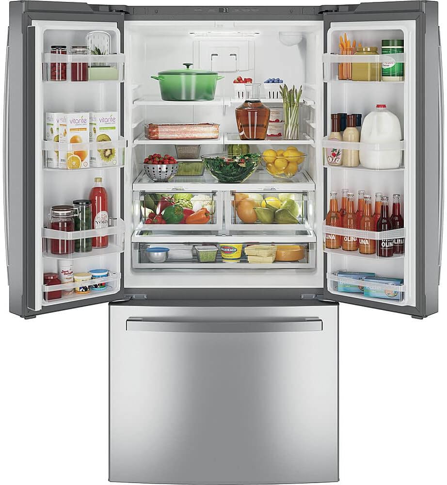 GE 24.7 cu. ft. French Door Refrigerator in Fingerprint Resistant Stainless Steel