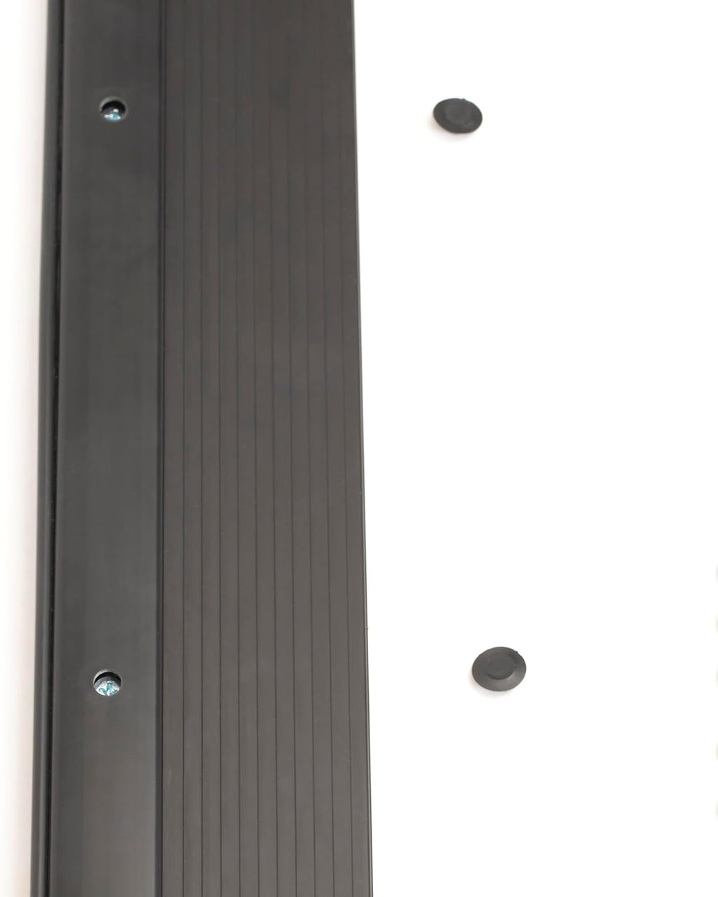 Adjustable Aluminum Threshold – Extra Short Width with Hidden Screws, Adapts to Any Height, Heavy-Duty for Residential & Commercial Use, Available in Multiple Sizes (Black, 48 inch)