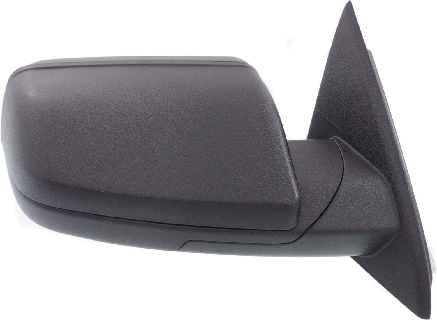 Kool Vue Driver & Passenger Side Power Non-Heated Mirrors for Ford Flex 2013-2019 With Spotter Glass; Without Memory & Puddle Lamp Textured