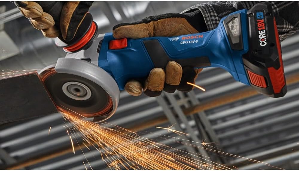 Bosch GWX18V-8N 18V X-LOCK Brushless 4-1/2 In. Angle Grinder with Slide Switch (Bare Tool)