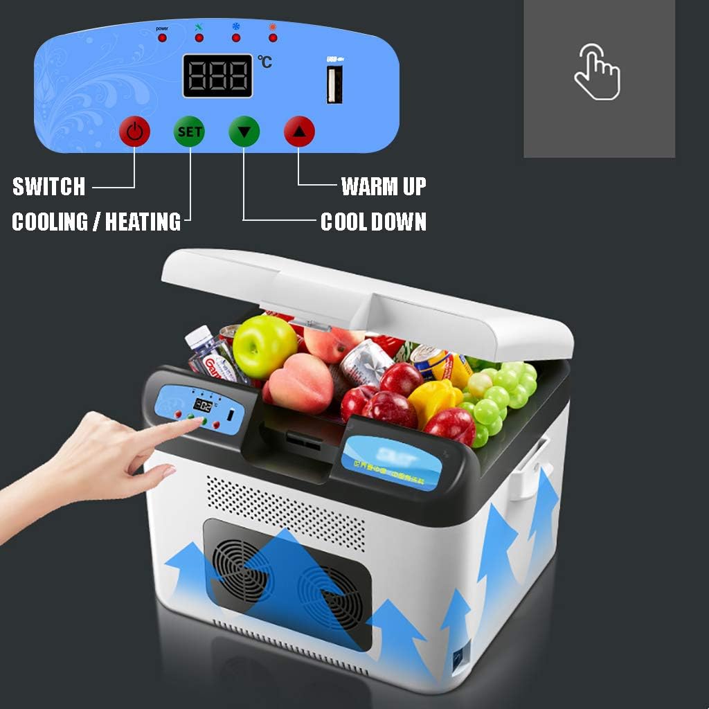 Car Refrigerators Mini Fridge Electric Coolbox Hot Cold Portable Electric Cool Box AC/DC Portable Thermoelectric System