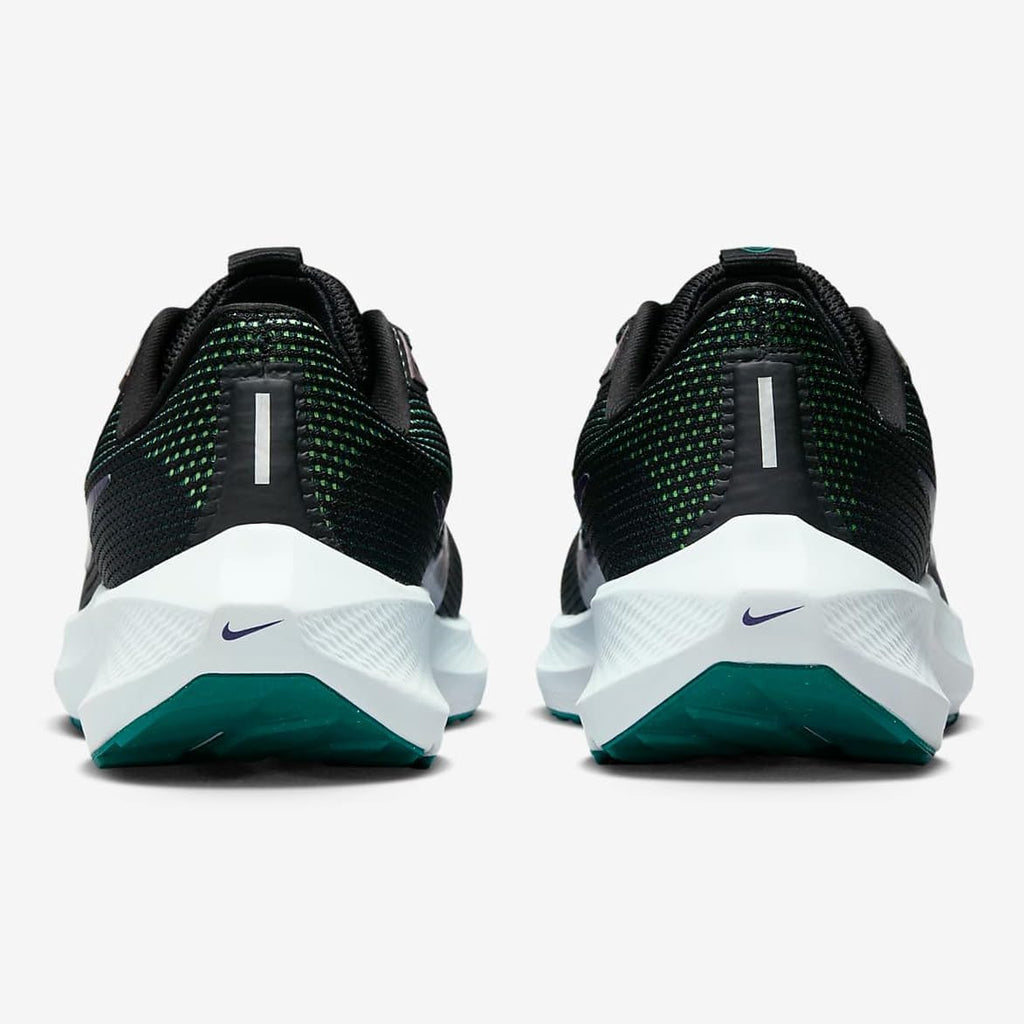 Nike Pegasus 40 Men's Road Running Shoes (DV3853-005, Black/Burgundy Crush/Geode Teal) Size 12