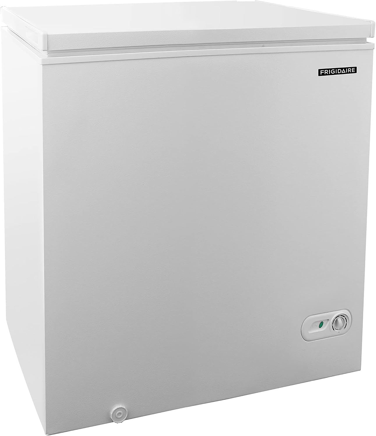 FRIGIDAIRE EFRF9003 Chest Deep Freezer, 9 Cu. Ft. Class, WhiteAdjustable Thermostat-Removable Vinyl Coated Wire Basket-Easy Defrost Drain, 9-10CF, White