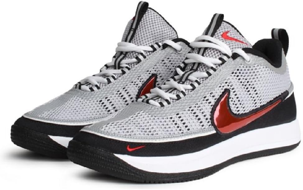 Nike Book 2 Spiridon Mens Basketball Shoes (Metallic Silver/Sport Red/Black/White)