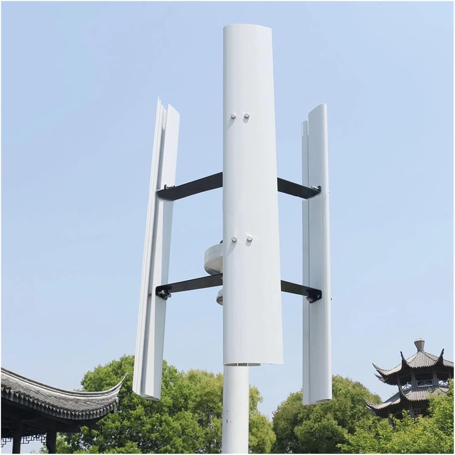 1KW 12V 24V 48V Vertical Wind Power Turbine Generator for Home 1000W Windmill Low Wind Speed Starting Wind Turbines(12V_1000W)