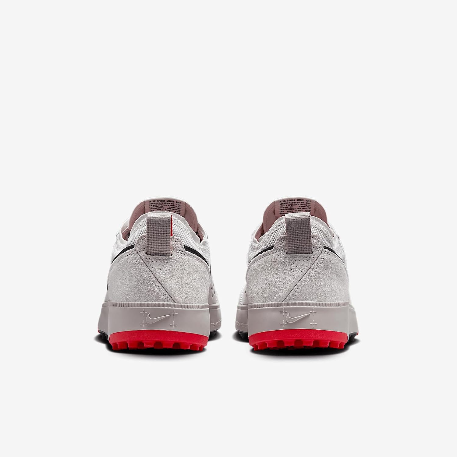 Nike C1TY Shoes (FZ3863-010, College Grey/Vast Grey/Fire Red/Black) Size 8.5