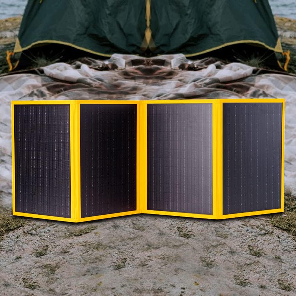 100W Portable Solar Panel for Power Station, Foldable Solar Cell Solar Charger, Solar Generator, Off-Grid Power for Outdoor Adventures, Emergency,Camping RV Travel Vanlife Off-Grid