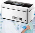 Insulin Cool Box Mini Electric Insulin Cooler Portable Medicines Fridge Cabinet Small Car Fridge 0-18 °C Cool Bag Thermostat for Car Travel Home,1cell