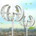 400W 600W 800W 1000W 1200W Vertical Axis Wind Turbine Generator - 5 Blades DC 12V/24V Windmill with Controller for Home Renewable Energy Solutions